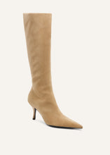 Load image into Gallery viewer, AW25 HIGH BOOTS SUEDE TAUPE
