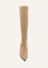 Load image into Gallery viewer, AW25 HIGH BOOTS SUEDE TAUPE