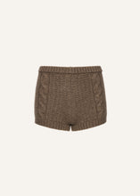 Load image into Gallery viewer, AW25 KNITWEAR 02 SHORTS BROWN
