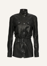 Load image into Gallery viewer, AW25 LEATHER 02 BODYSUIT BLACK