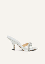 Load image into Gallery viewer, AW25 SANDALS SATIN WHITE