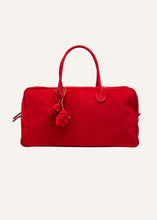 Load image into Gallery viewer, PF25 LARGE BRIGITTE BAG SUEDE RED