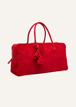 Load image into Gallery viewer, PF25 LARGE BRIGITTE BAG SUEDE RED