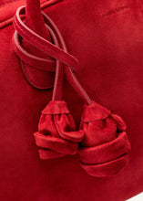 Load image into Gallery viewer, PF25 LARGE BRIGITTE BAG SUEDE RED