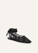 Load image into Gallery viewer, AW25 BALLET FLATS LACE BLACK

