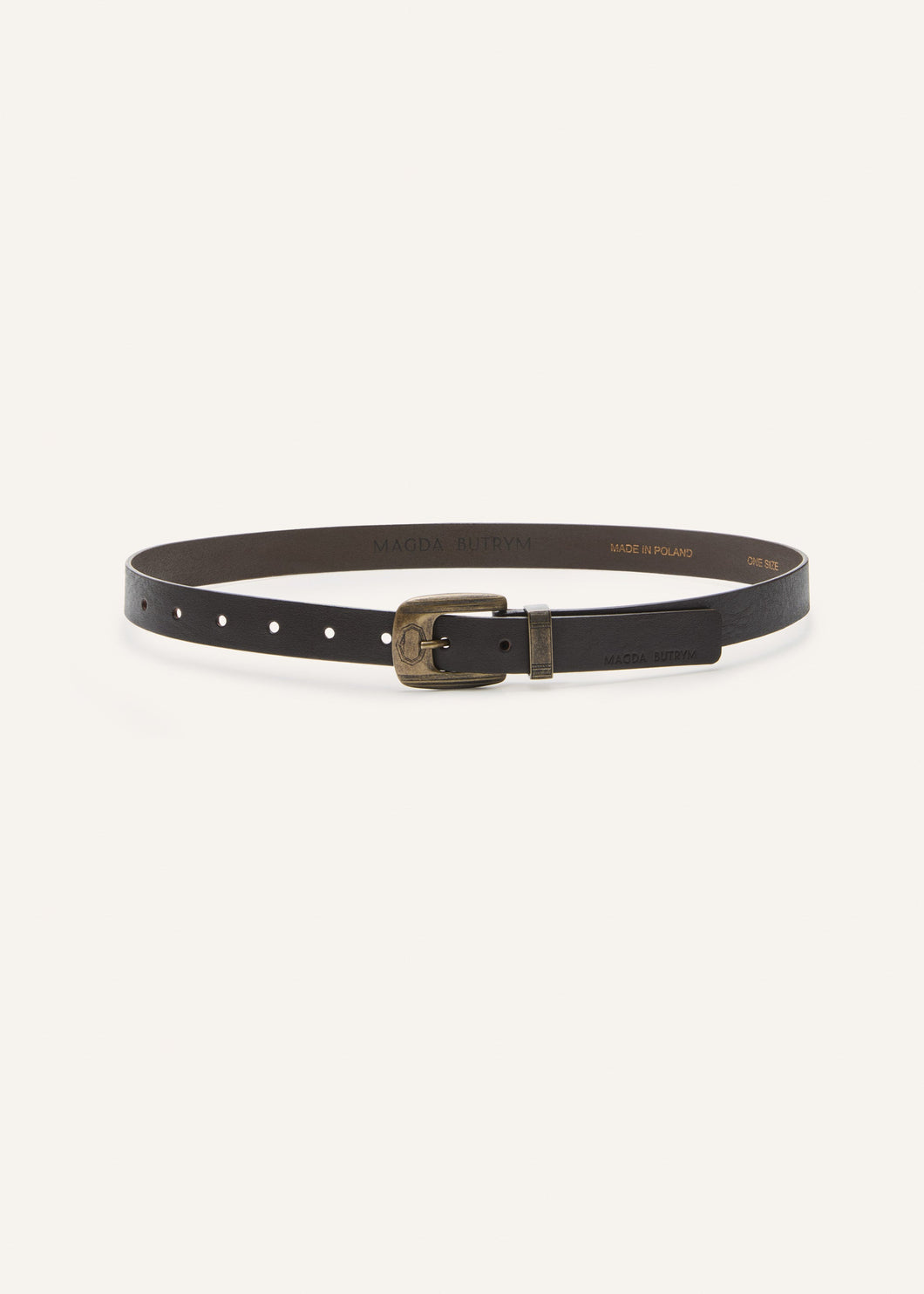 AW25 BELT 02 BROWN