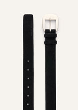 Load image into Gallery viewer, AW25 BELT 04 BLACK SUEDE
