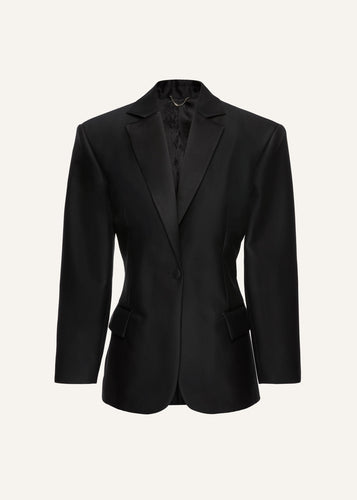 AW25 BLAZER 01 BLACK