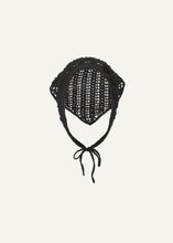 Load image into Gallery viewer, AW25 CROCHET 07 SCARF BLACK
