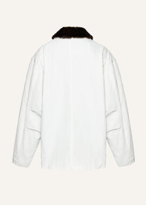 AW25 DENIM 01 JACKET WHITE