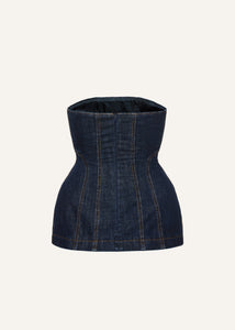 AW25 DENIM 07 CORSET NAVY
