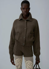 Load image into Gallery viewer, AW25 KNITWEAR 02 SHORTS BROWN
