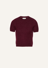 Load image into Gallery viewer, AW25 KNITWEAR 05 TOP BORDEAUX
