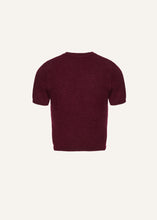 Load image into Gallery viewer, AW25 KNITWEAR 05 TOP BORDEAUX
