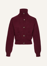 Load image into Gallery viewer, AW25 KNITWEAR 06 CARDIGAN BORDEAUX
