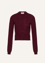 Load image into Gallery viewer, AW25 KNITWEAR 08 CARDIGAN BORDEAUX

