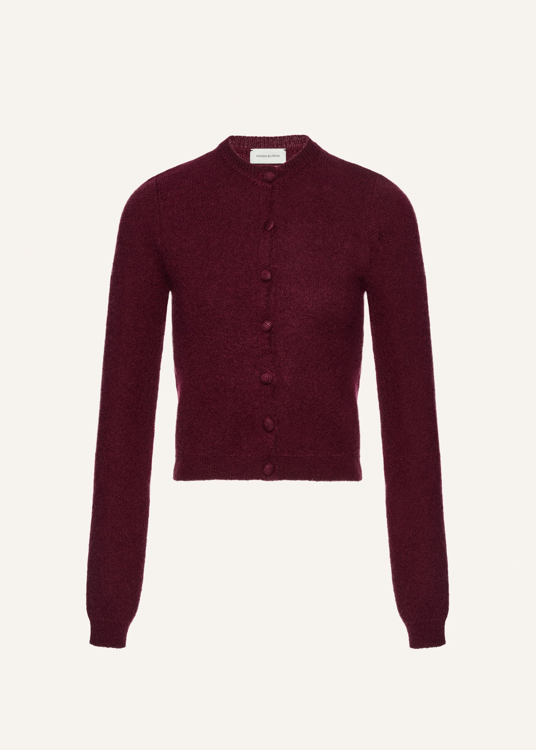 AW25 KNITWEAR 08 CARDIGAN BORDEAUX