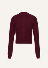 Load image into Gallery viewer, AW25 KNITWEAR 08 CARDIGAN BORDEAUX
