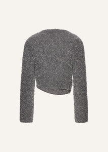 AW25 KNITWEAR 23 SWEATER GREY