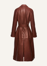 Load image into Gallery viewer, AW25 LEATHER 06 COAT BORDEAUX
