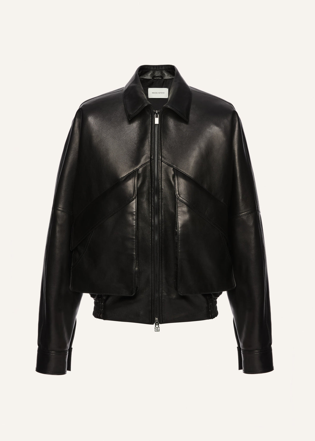 AW25 LEATHER 10 JACKET BLACK