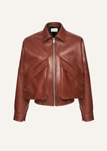 Load image into Gallery viewer, AW25 LEATHER 10 JACKET BORDEAUX
