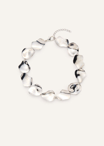 AW25 NECKLACE 03 RHODIUM