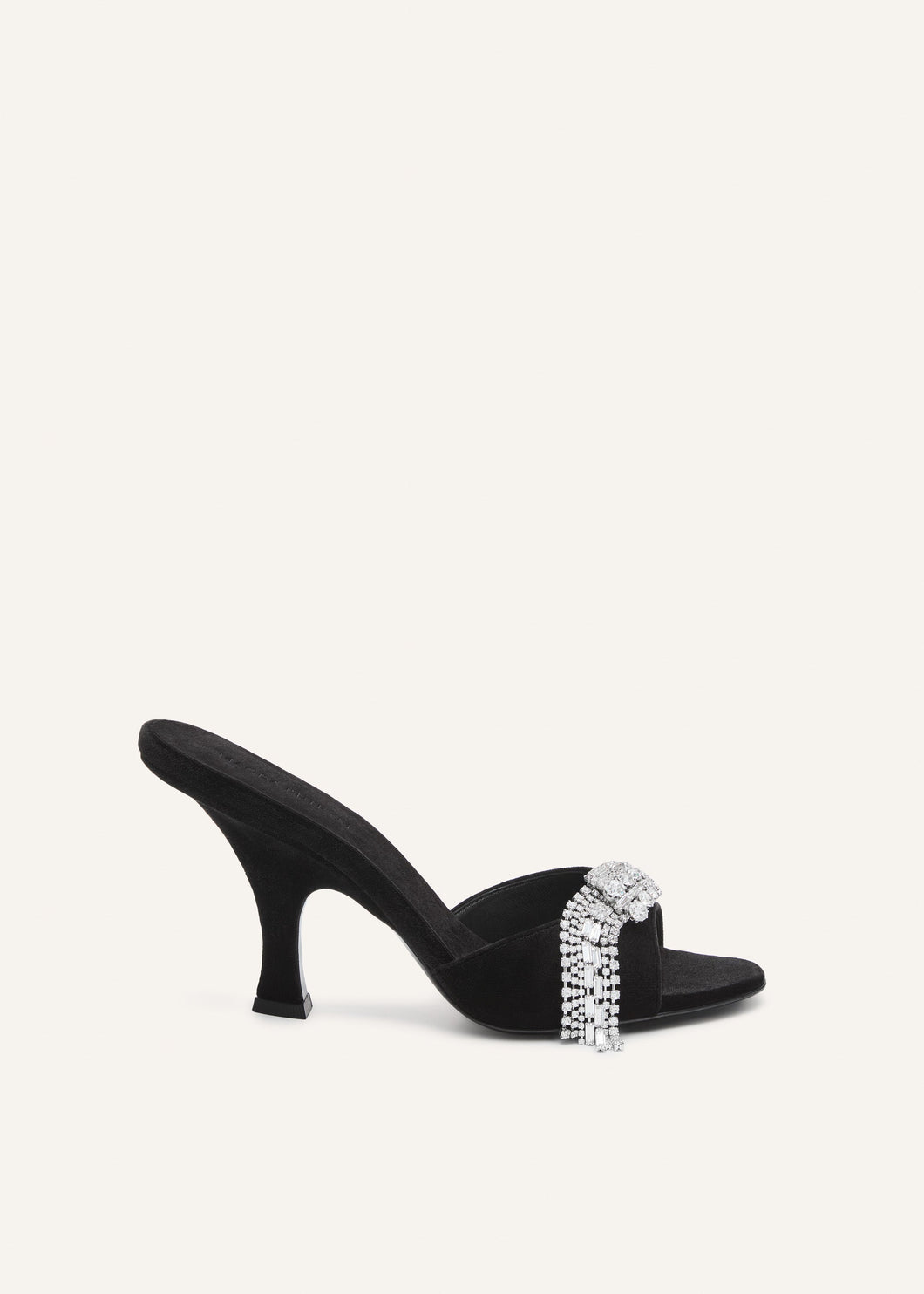 AW25 SANDALS SUEDE BLACK