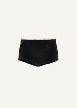 Load image into Gallery viewer, Lace-detail underwear shorts in black
