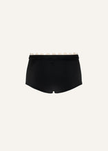 Load image into Gallery viewer, Lace-detail underwear shorts in black
