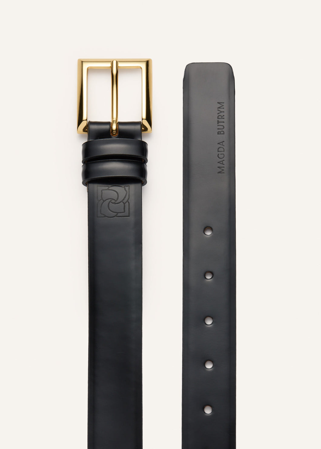 PF25 BELT 01 BLACK GOLD