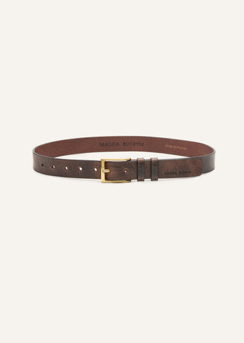 PF25 BELT 05 BURGUNDY GOLD