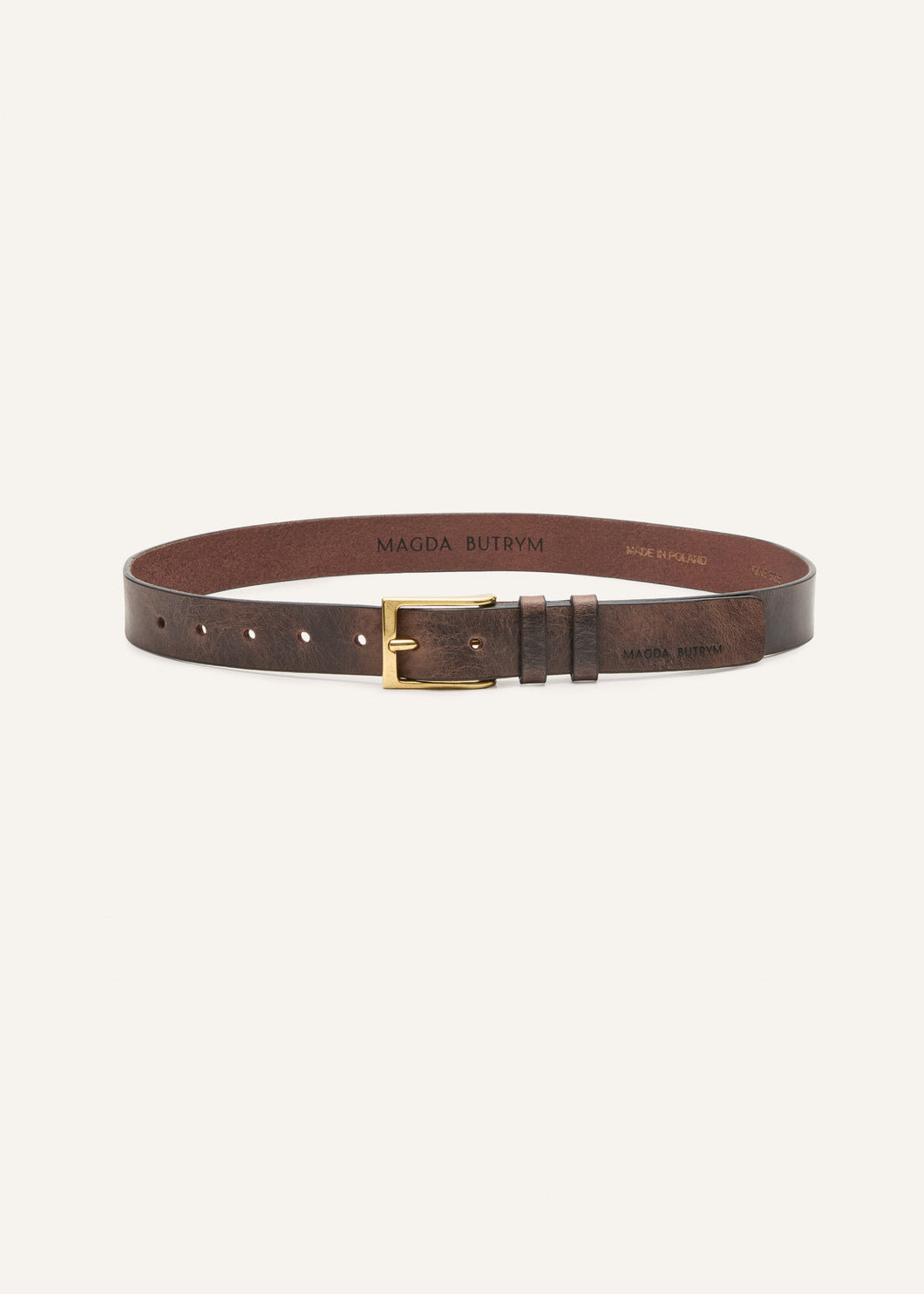 PF25 BELT 05 BURGUNDY GOLD