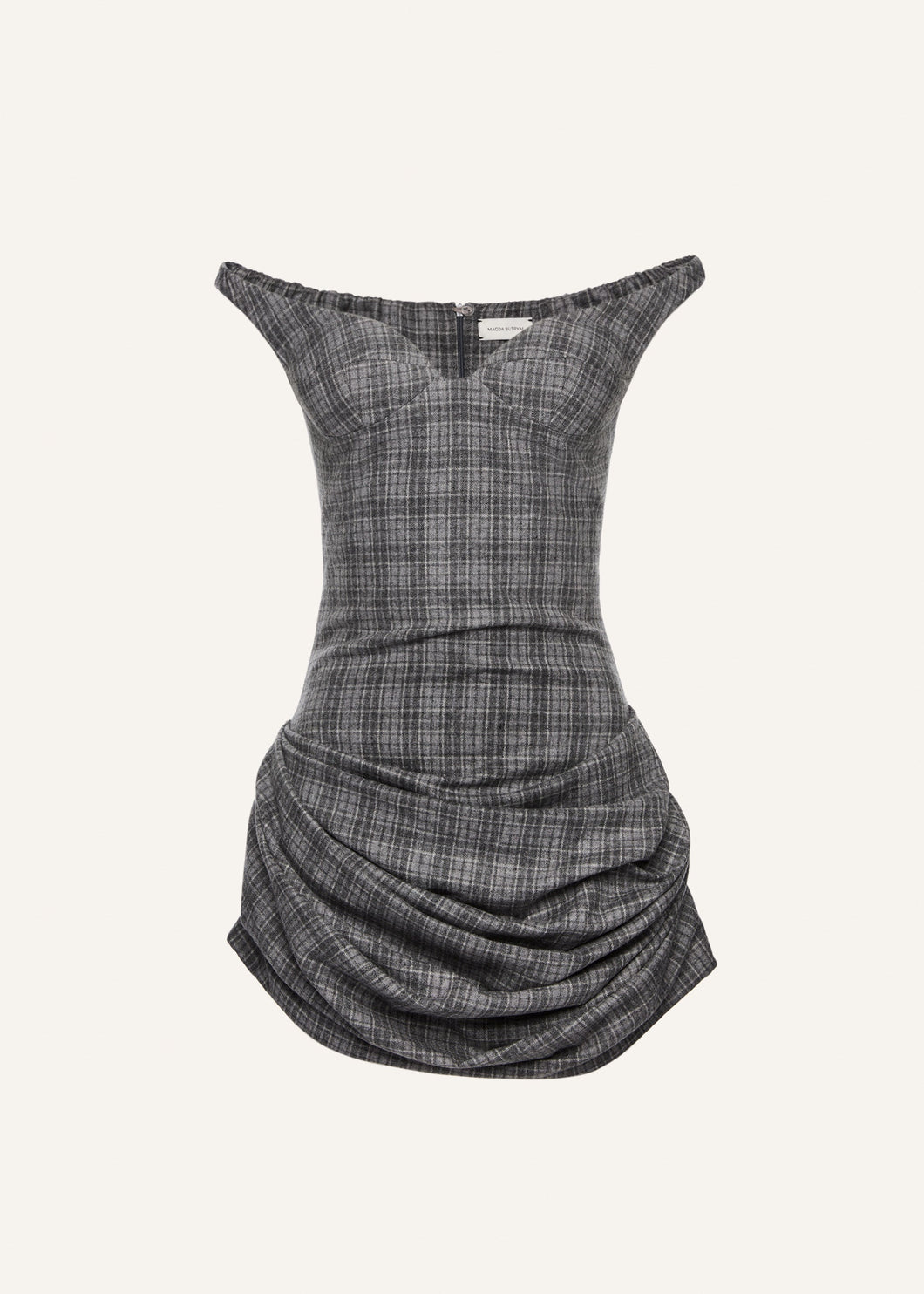 PF25 DRESS 06 GREY CHECK