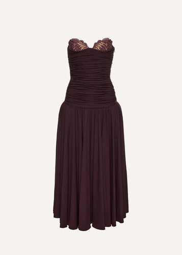 PF25 DRESS 28 BORDEAUX