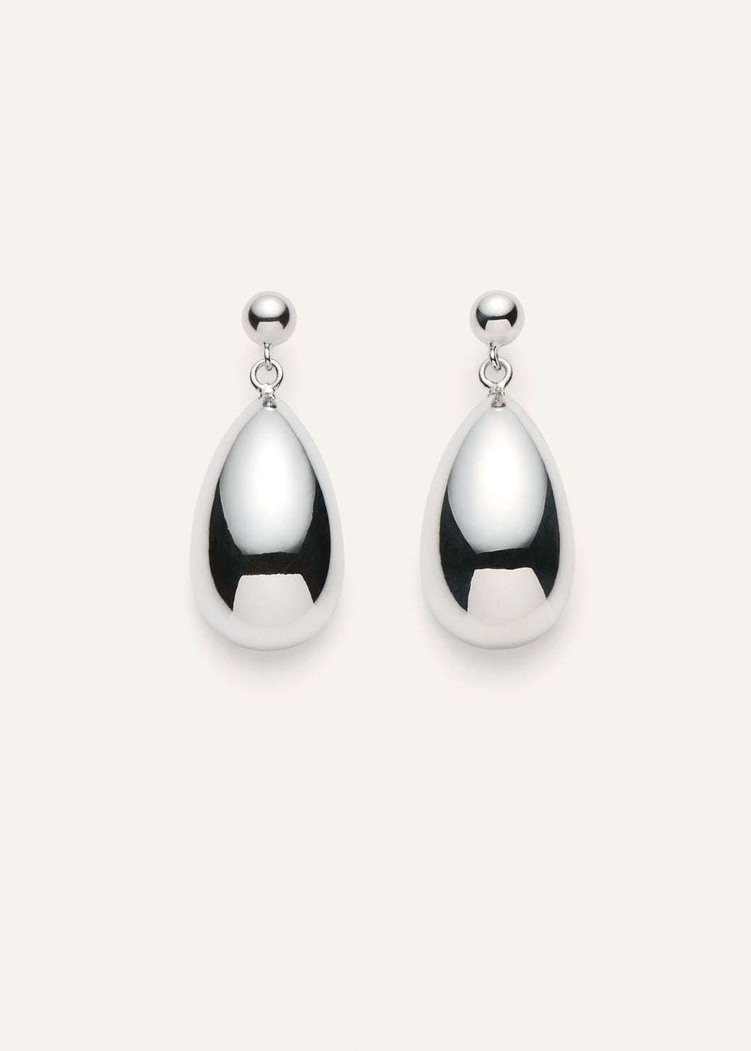 PF25 EARRINGS 17 RHODIUM
