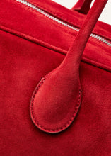 Load image into Gallery viewer, PF25 LARGE BRIGITTE BAG SUEDE RED
