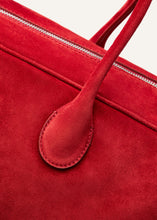 Load image into Gallery viewer, PF25 LARGE BRIGITTE BAG SUEDE RED
