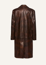 Load image into Gallery viewer, PF25 LEATHER 05 COAT BROWN
