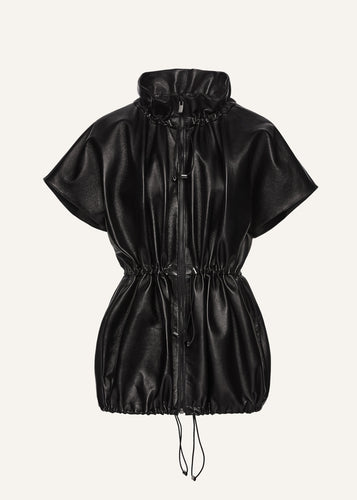 PF25 LEATHER 07 JACKET BLACK