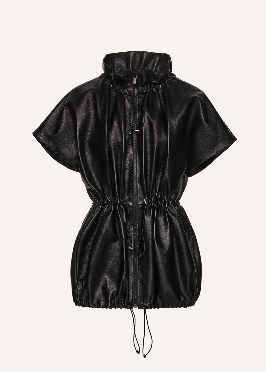 PF25 LEATHER 07 JACKET BLACK