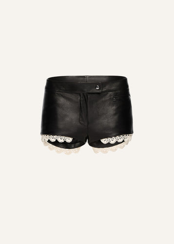 PF25 LEATHER 11 SHORTS BLACK