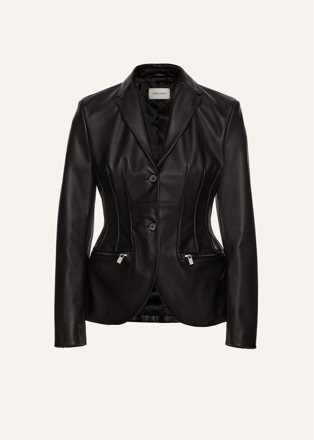 PF25 LEATHER 14 BLAZER BLACK