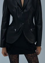 Load image into Gallery viewer, PF25 LEATHER 14 BLAZER BLACK
