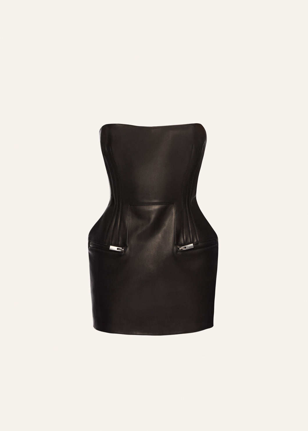 PF25 LEATHER 16 DRESS BLACK