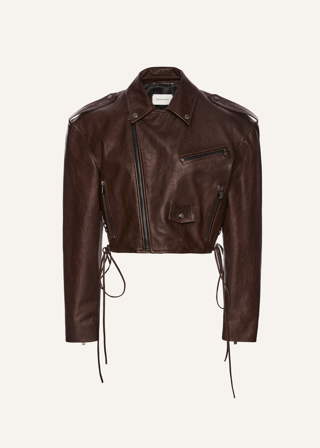 PF25 LEATHER 19 JACKET BROWN
