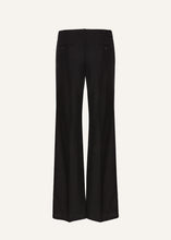 Load image into Gallery viewer, Front-pleat classic trousers in black
