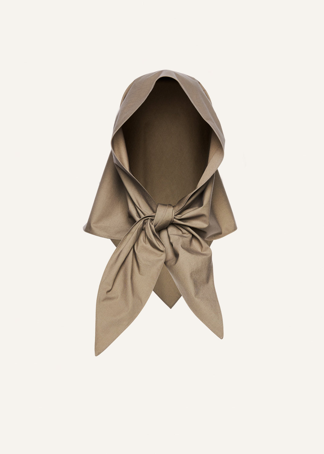 Cotton head scarf in grey