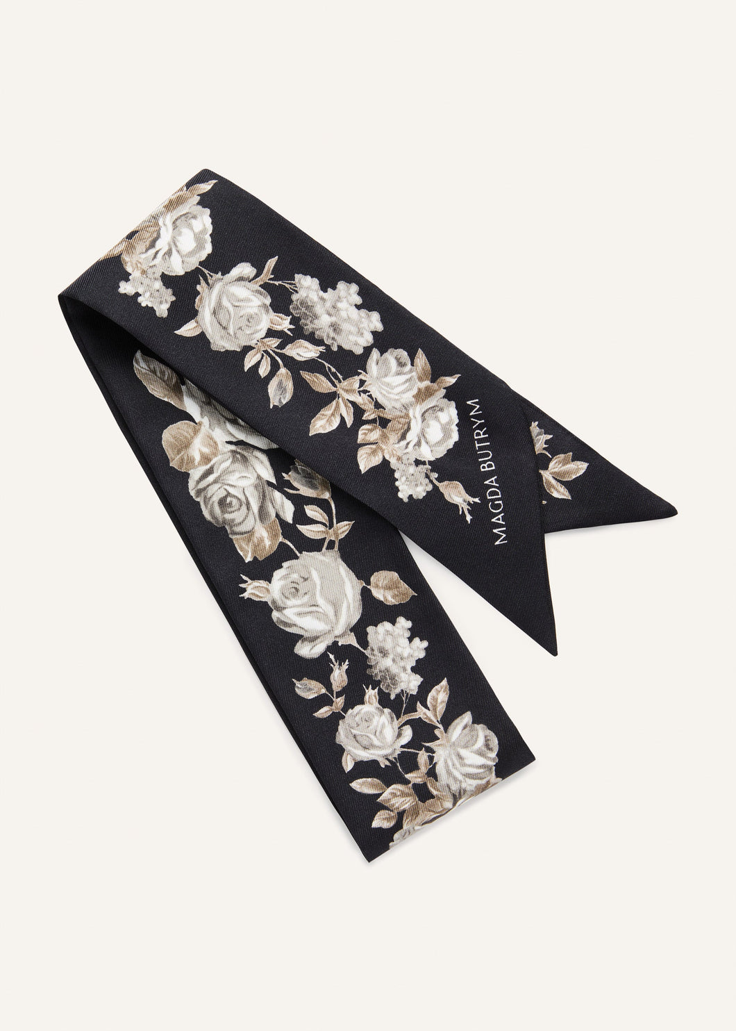 PF25 SCARF 07 BLACK PRINT