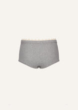 Load image into Gallery viewer, Lace-detail underwear shorts in grey
